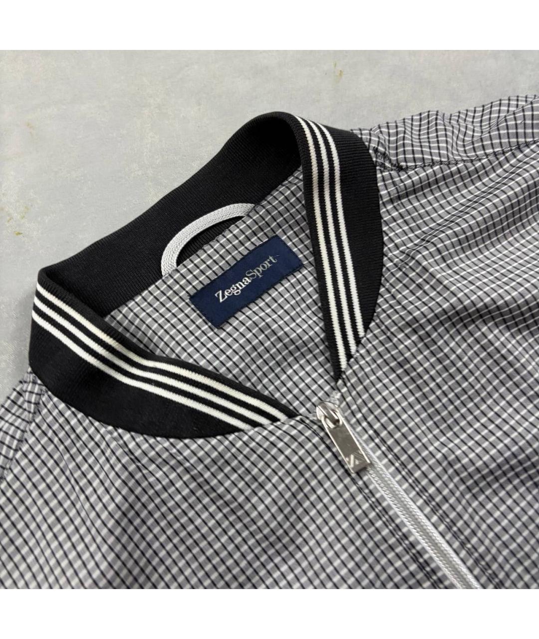 ZEGNA Антрацитовая хлопковая куртка, фото 2