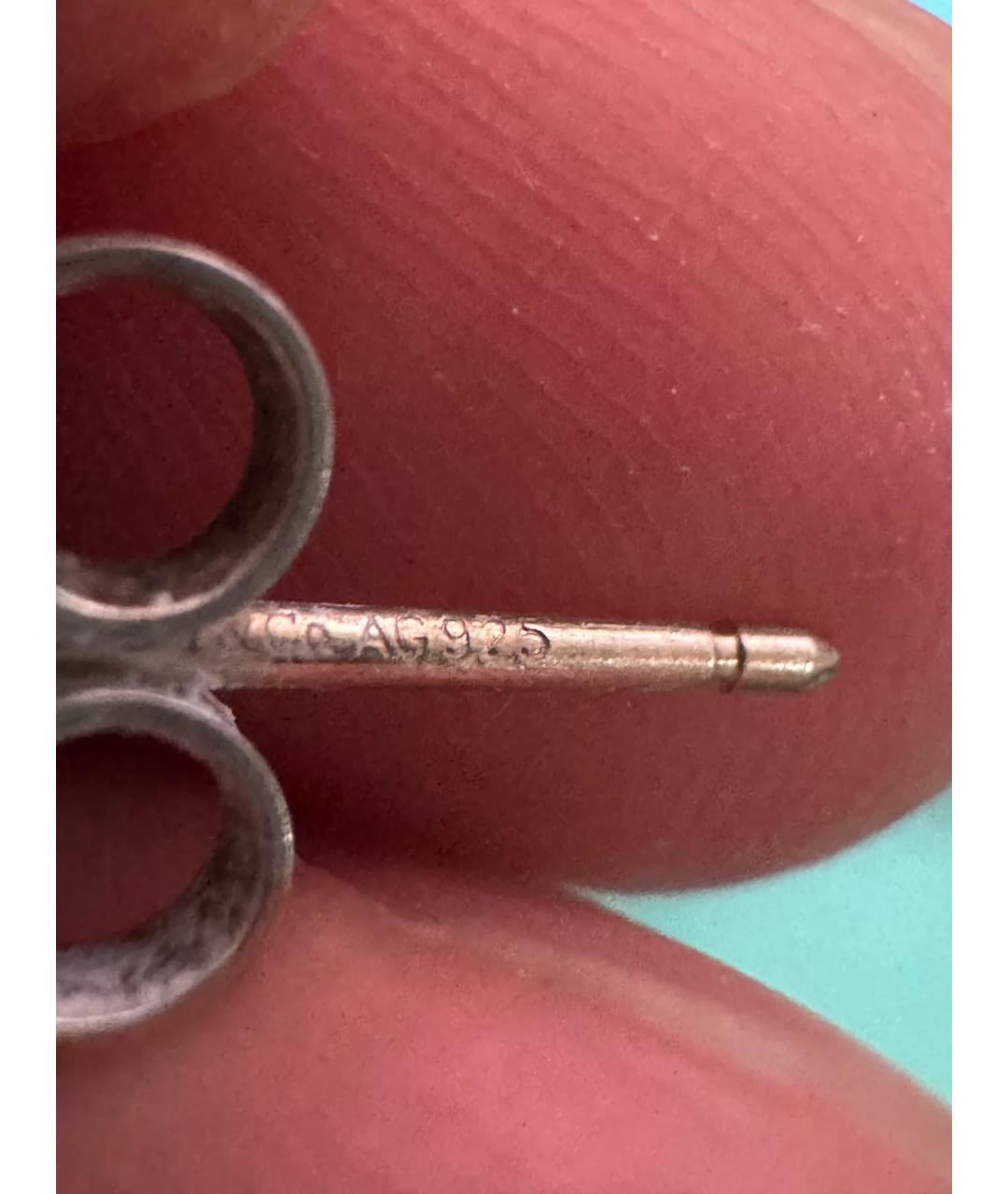 TIFFANY&CO Серебряные серебряные серьги, фото 6
