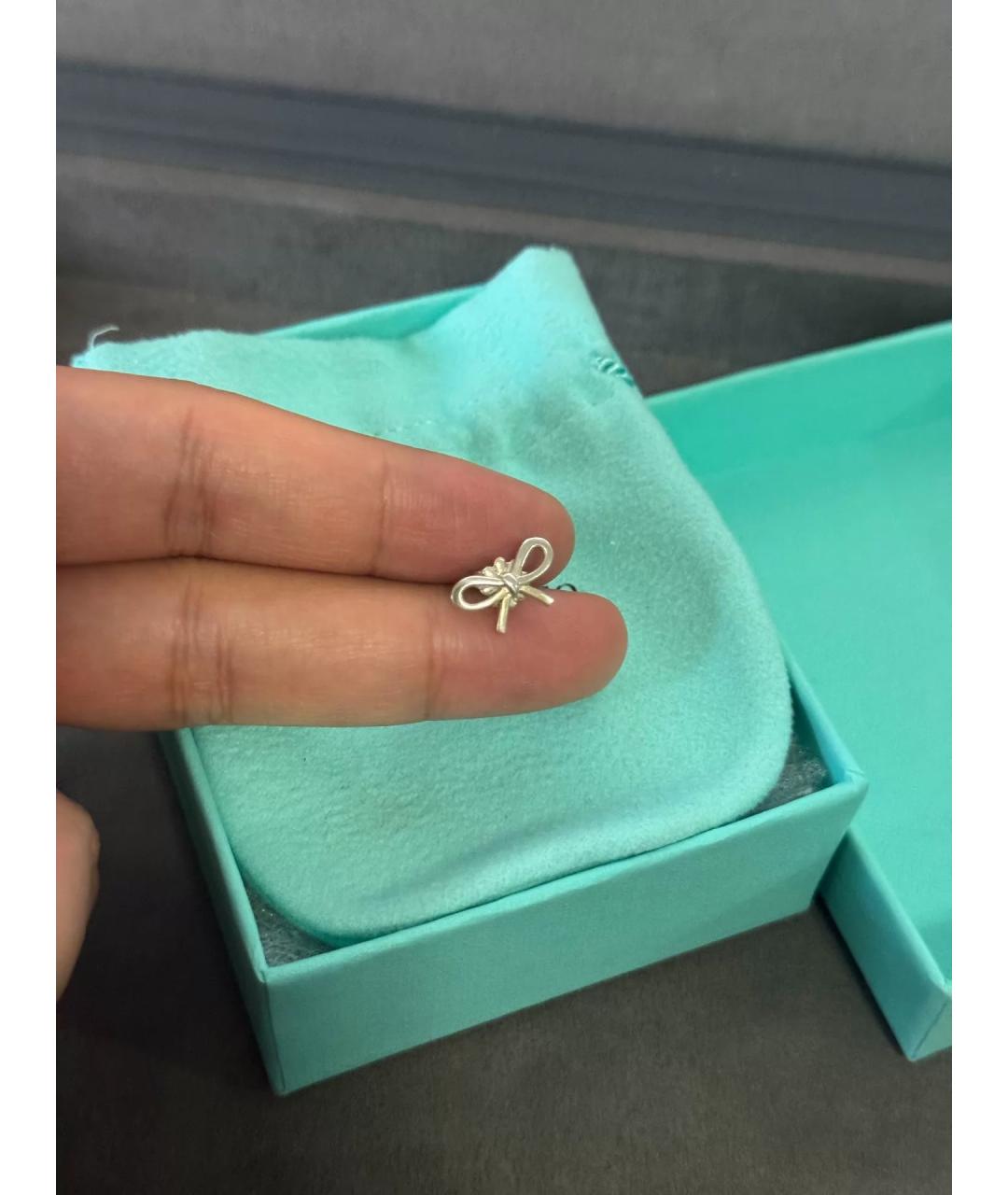 TIFFANY&CO Серебряные серебряные серьги, фото 2