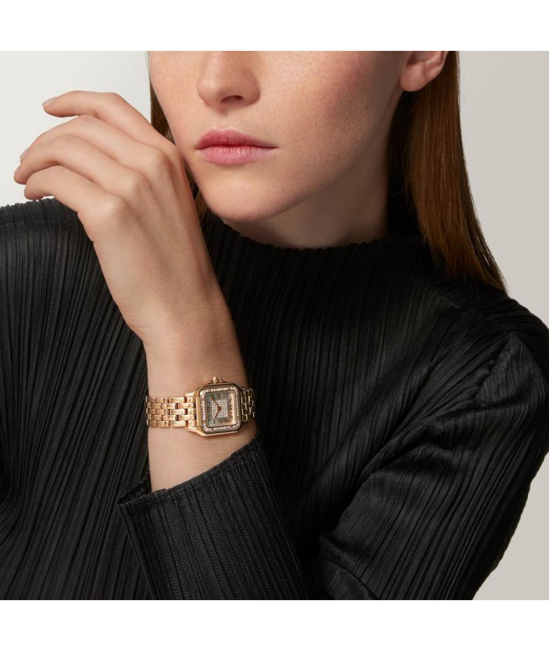 CARTIER Золотые часы из желтого золота, фото 3