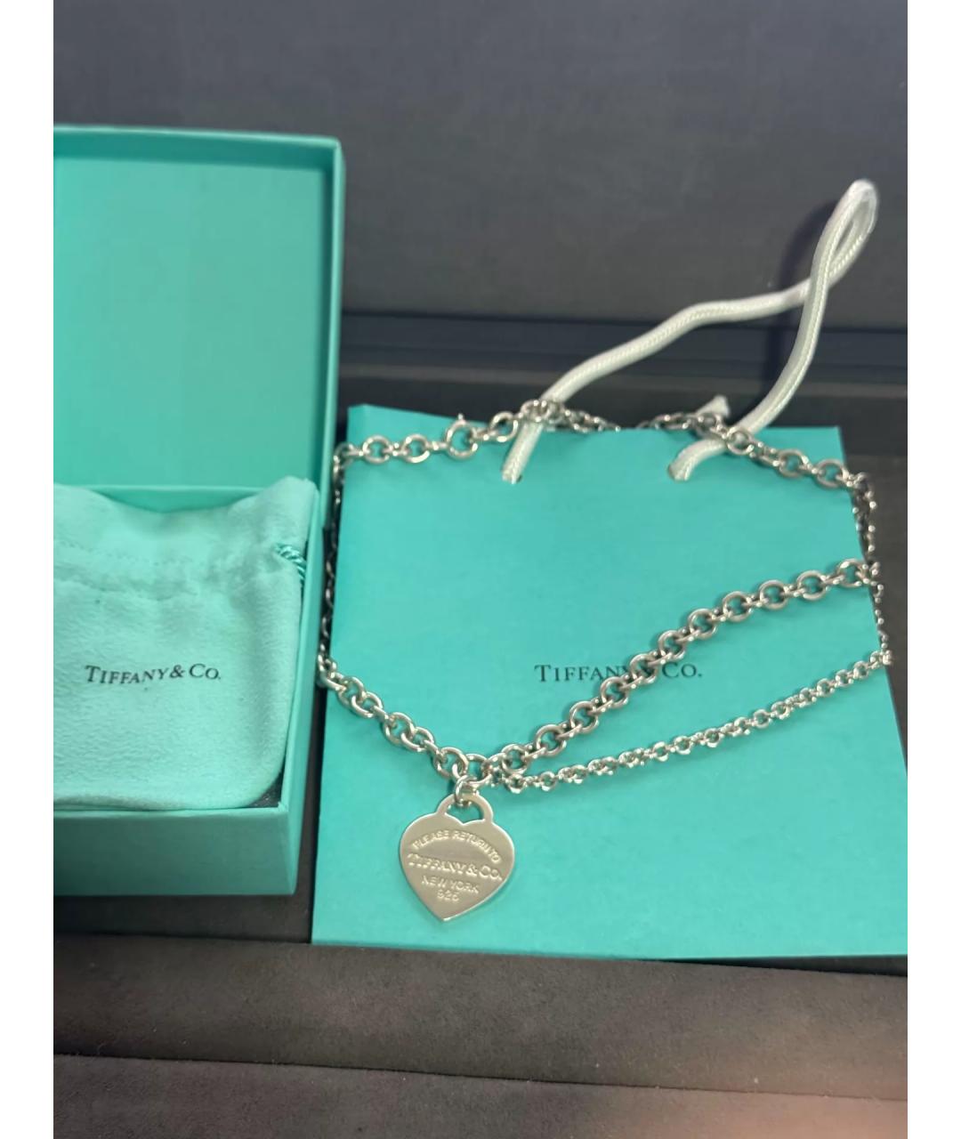 TIFFANY&CO Серебряная серебряная цепочка, фото 9