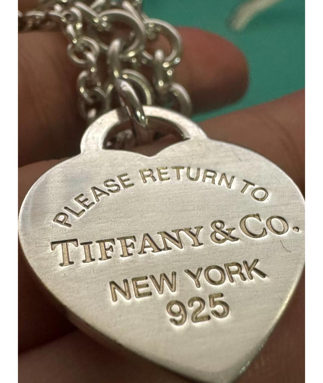 TIFFANY&CO Серебряная серебряная цепочка, фото 7