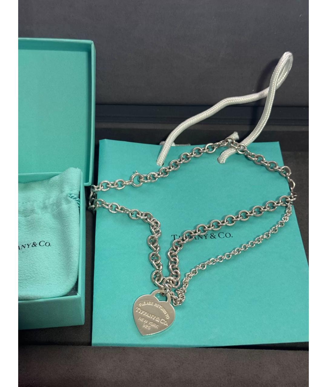 TIFFANY&CO Серебряная серебряная цепочка, фото 2