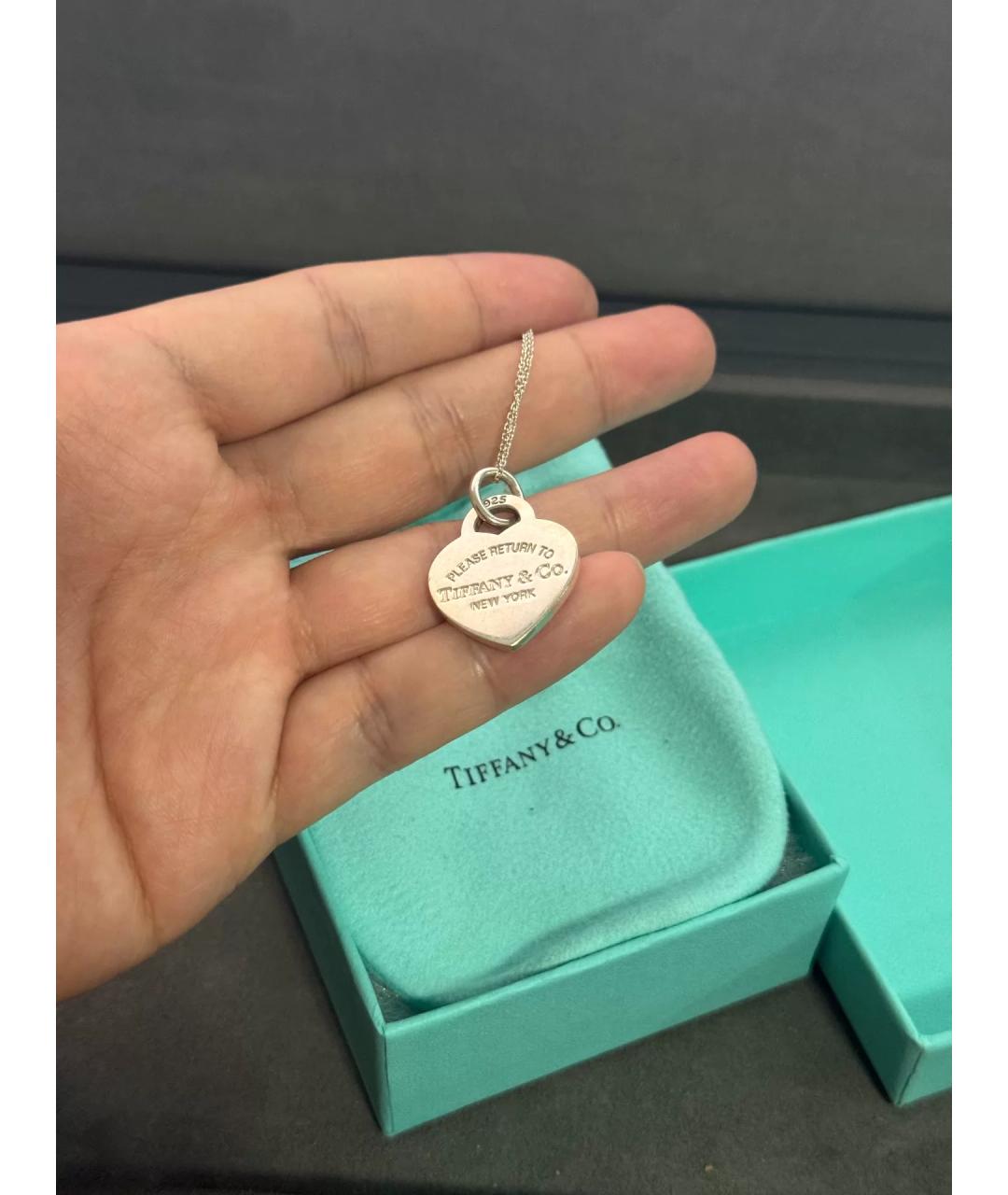 TIFFANY&CO Серебряная серебряная подвеска, фото 6