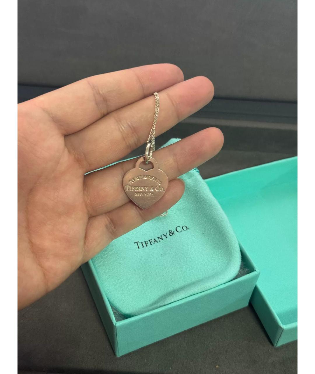 TIFFANY&CO Серебряная серебряная подвеска, фото 5