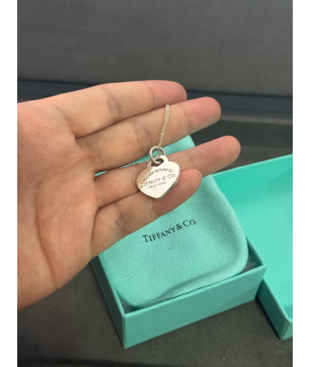 TIFFANY&CO Серебряная серебряная подвеска, фото 7