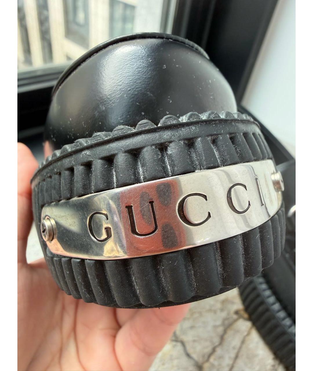 GUCCI Черные кожаные лоферы, фото 8