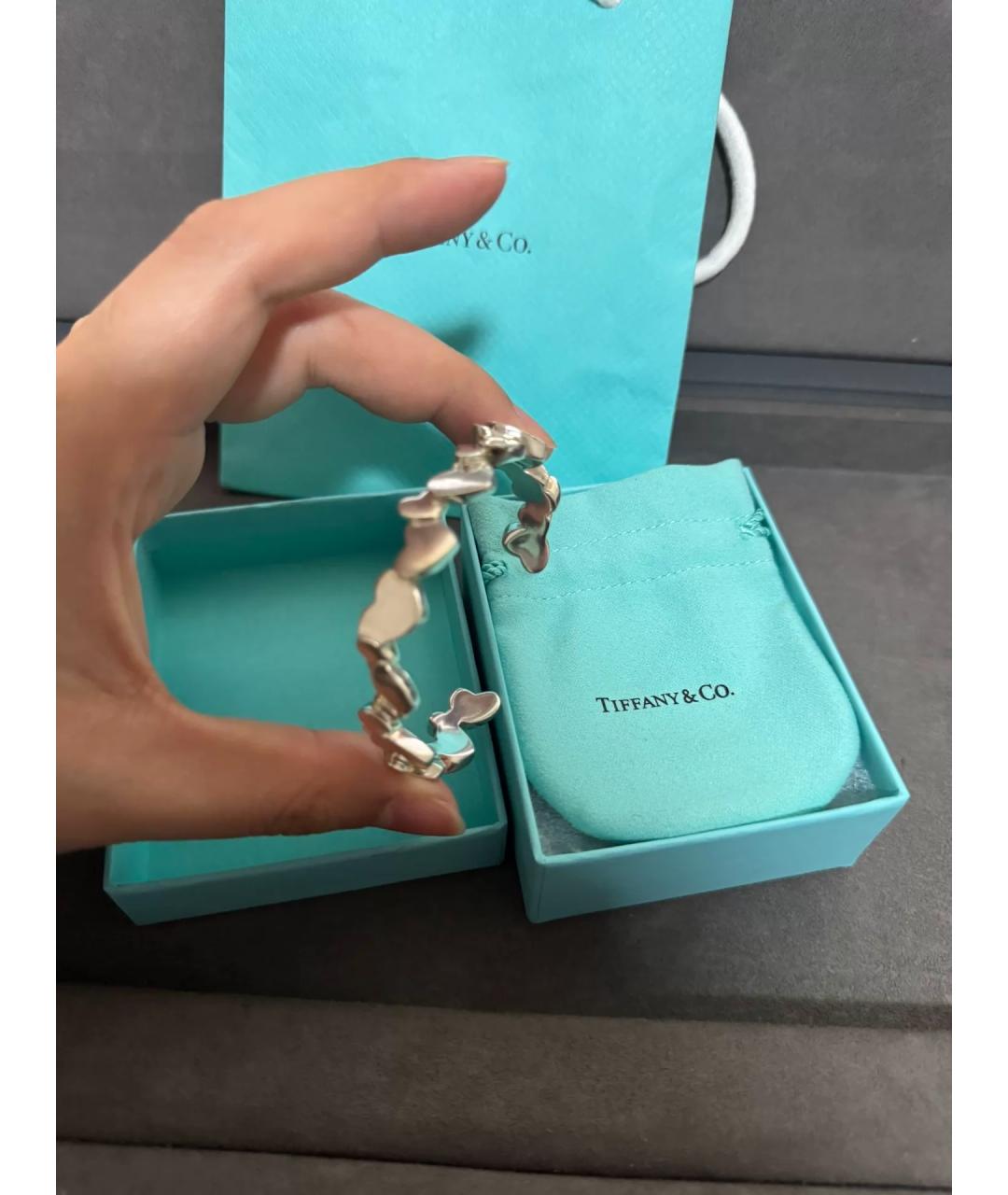 TIFFANY&CO Серебряный серебряный браслет, фото 7