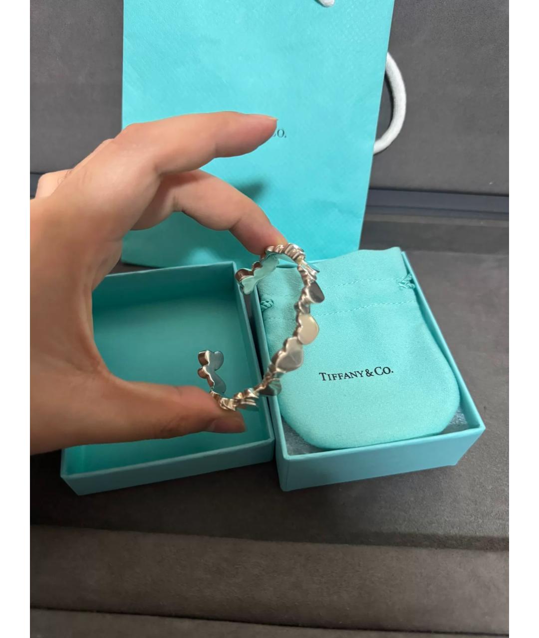 TIFFANY&CO Серебряный серебряный браслет, фото 6