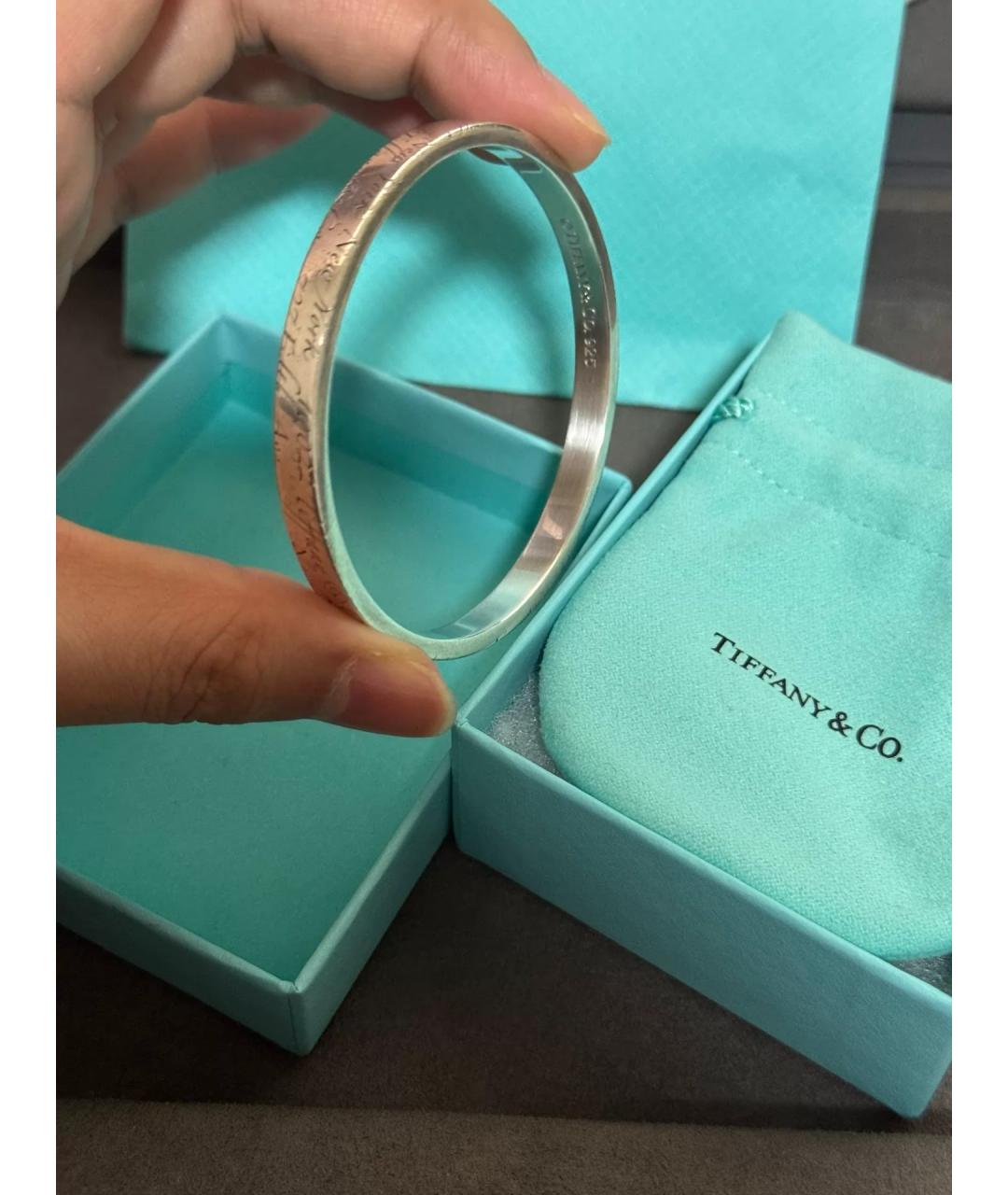 TIFFANY&CO Серебряный серебряный браслет, фото 8