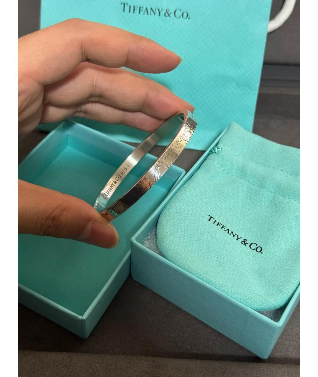 TIFFANY&CO Серебряный серебряный браслет, фото 4