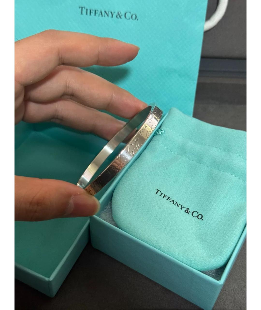 TIFFANY&CO Серебряный серебряный браслет, фото 2