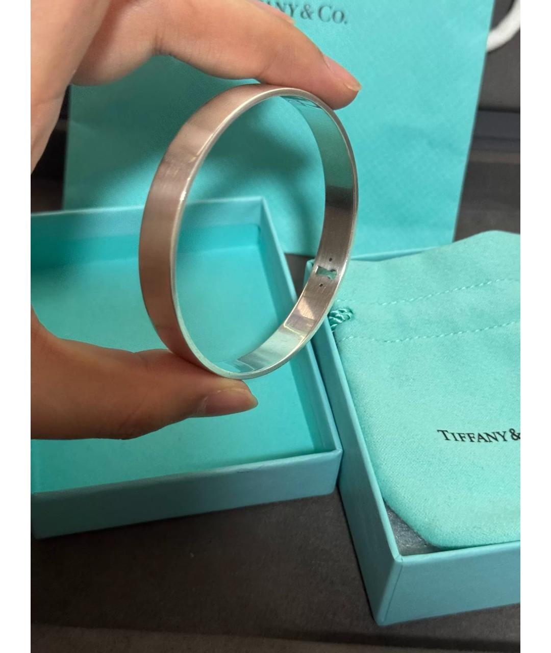 TIFFANY&CO Серебряный серебряный браслет, фото 6