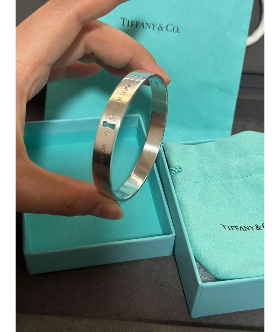 TIFFANY&CO Серебряный серебряный браслет, фото 4