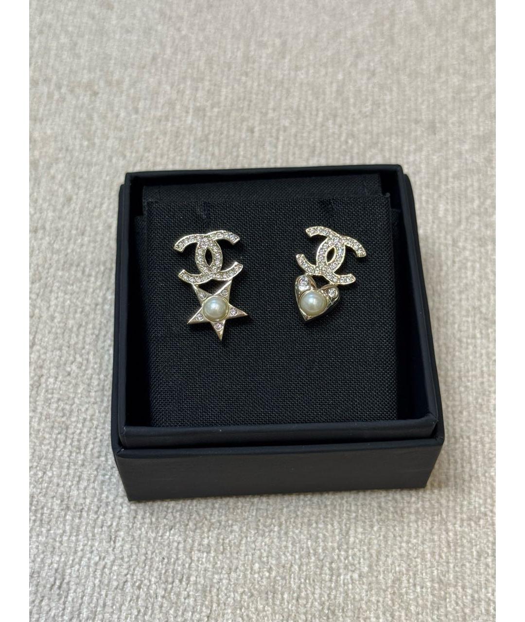 CHANEL Серебряные серьги, фото 2