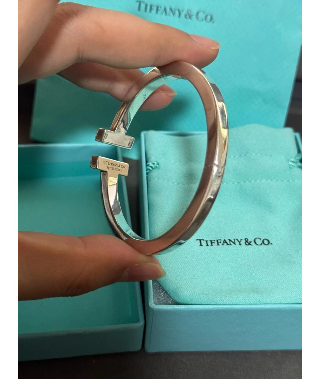 TIFFANY&CO Серебряный серебряный браслет, фото 5
