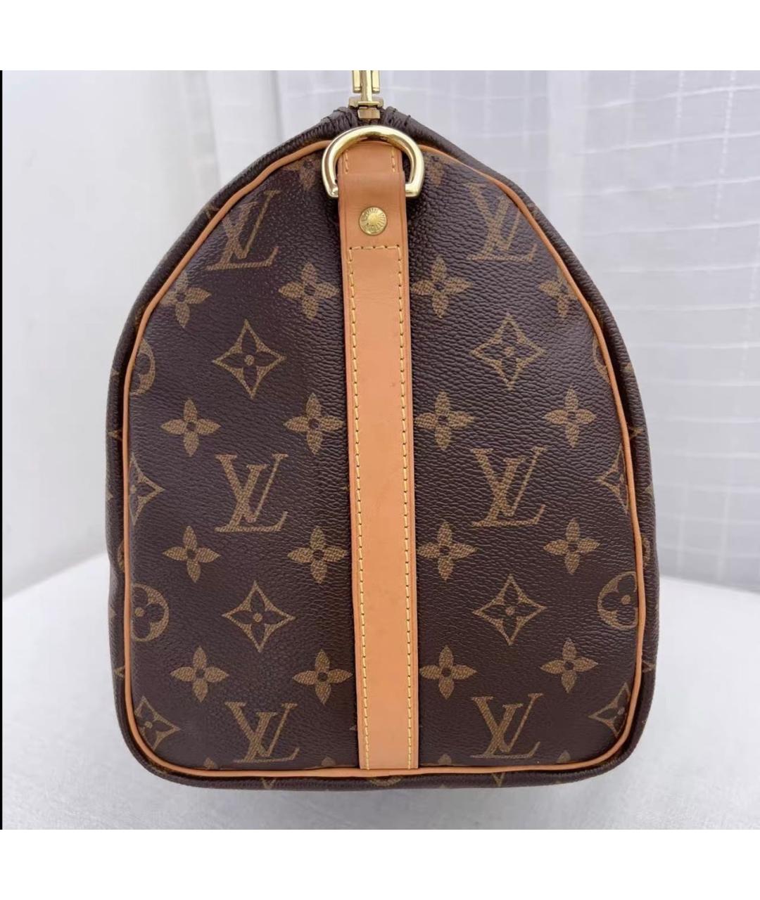 LOUIS VUITTON Коричневая сумка через плечо из канвы, фото 4