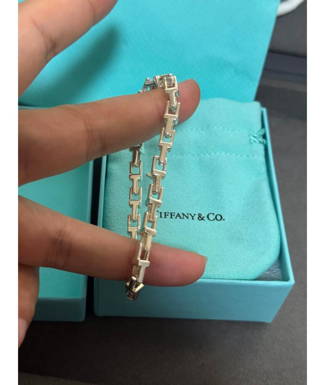 TIFFANY&CO Серебряный серебряный браслет, фото 7