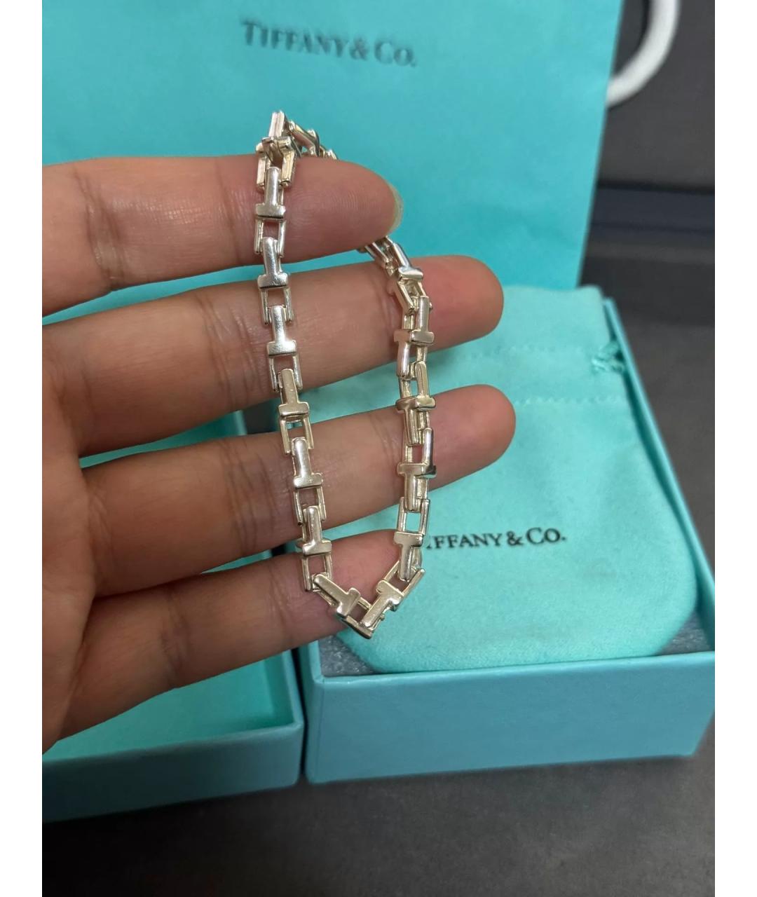 TIFFANY&CO Серебряный серебряный браслет, фото 3