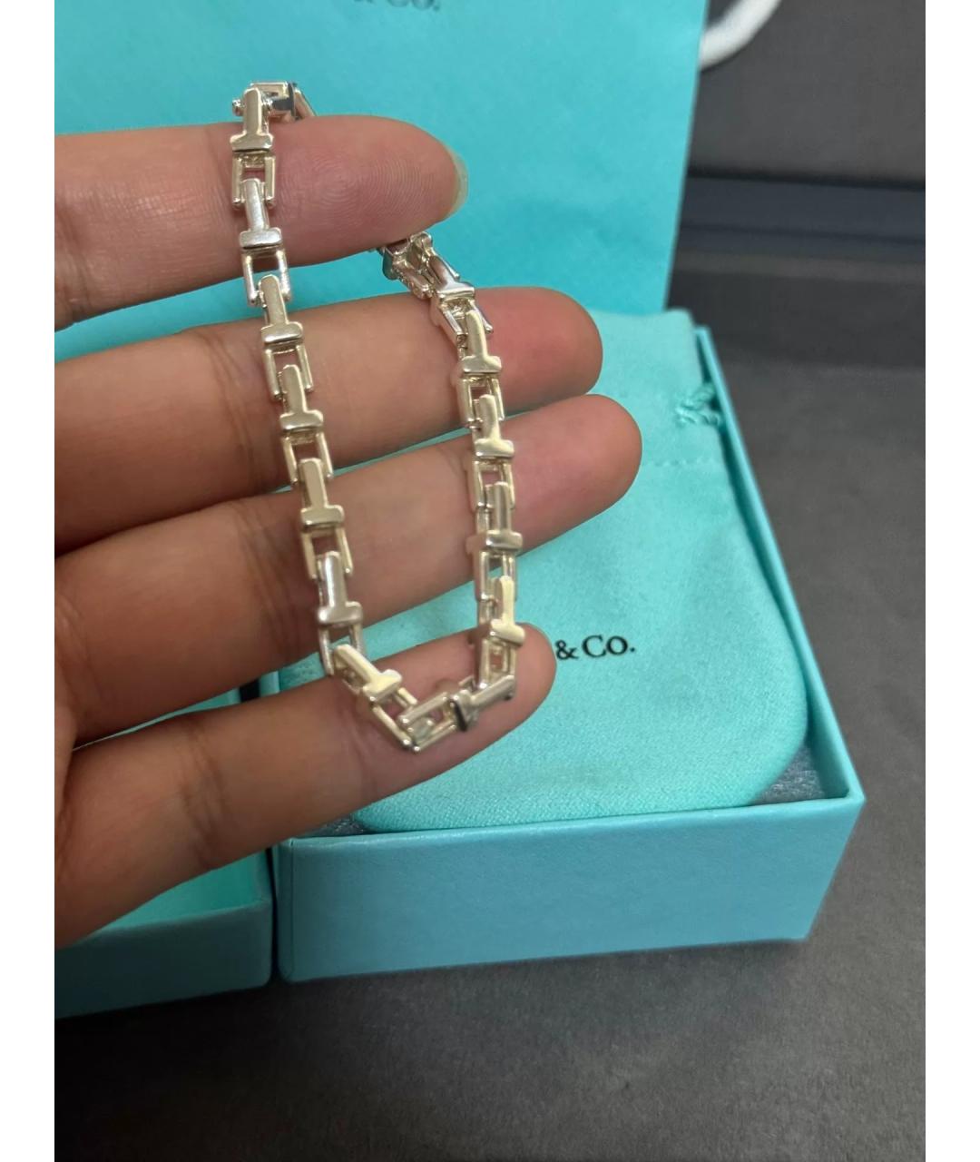 TIFFANY&CO Серебряный серебряный браслет, фото 5