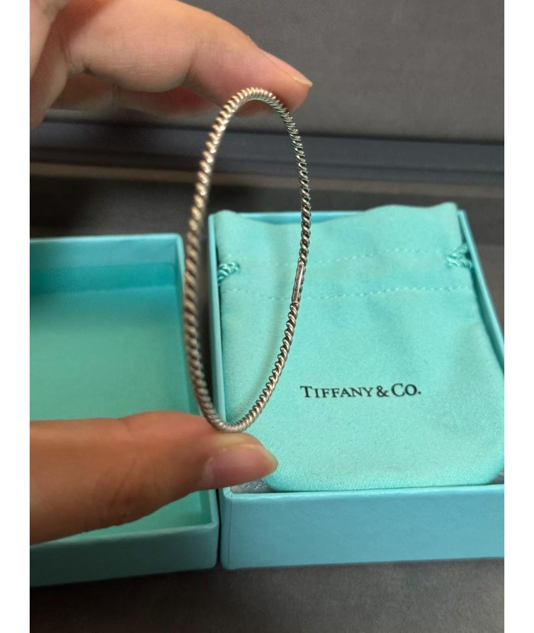 TIFFANY&CO Серебряный серебряный браслет, фото 4