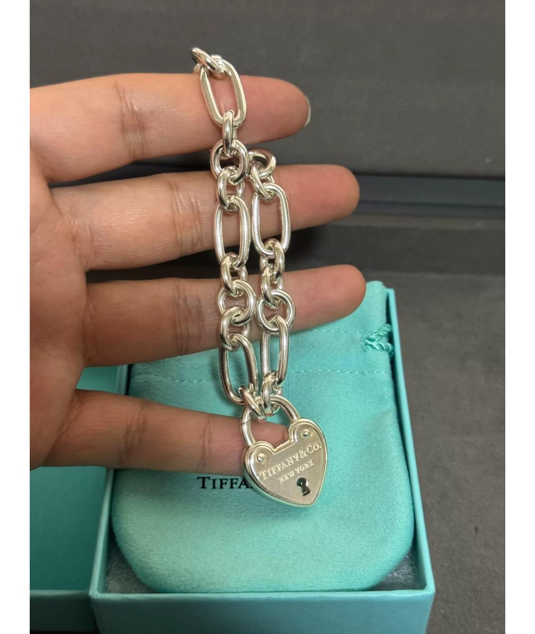 TIFFANY&CO Серебряный серебряный браслет, фото 6