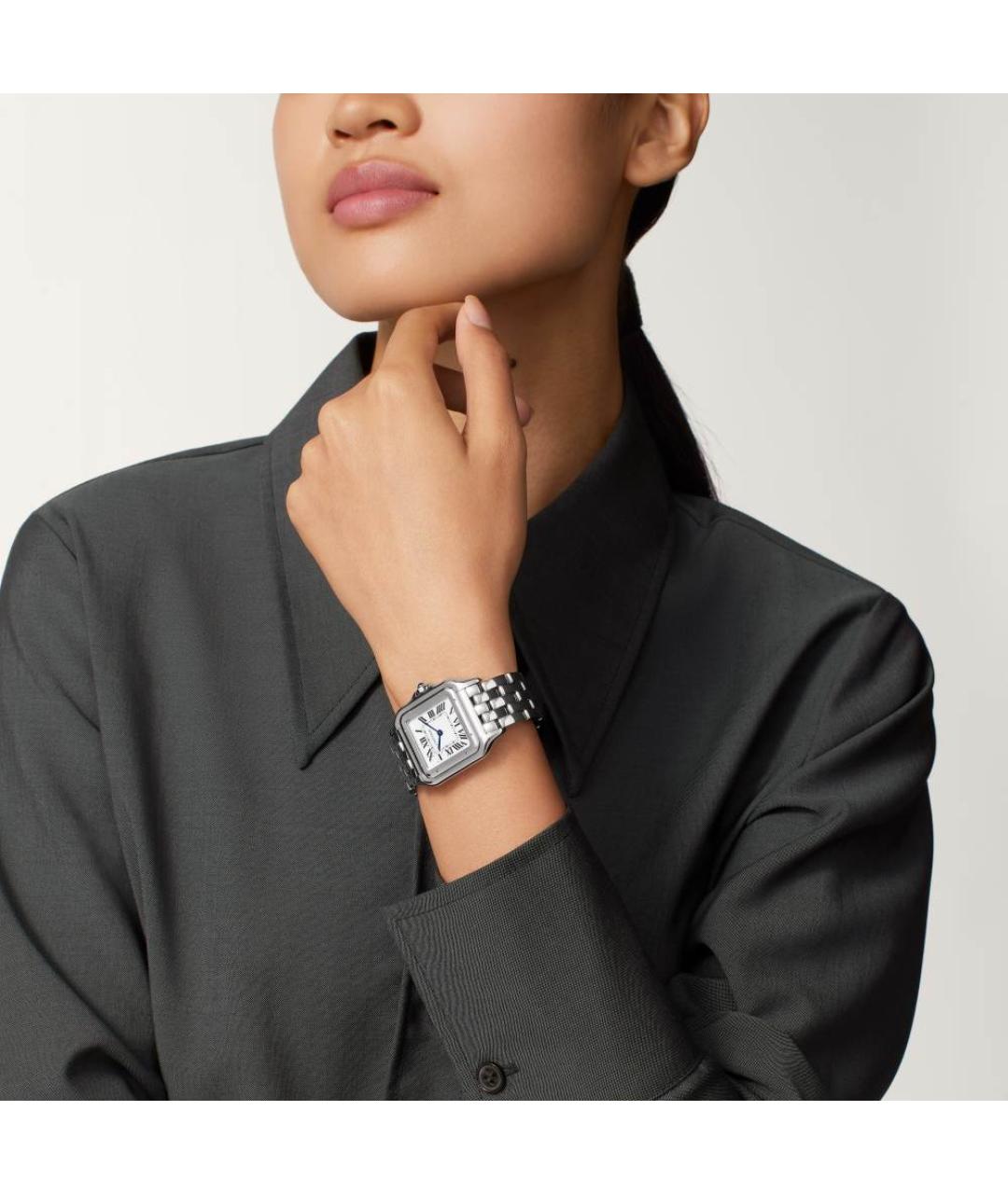 CARTIER Серебряные металлические часы, фото 2