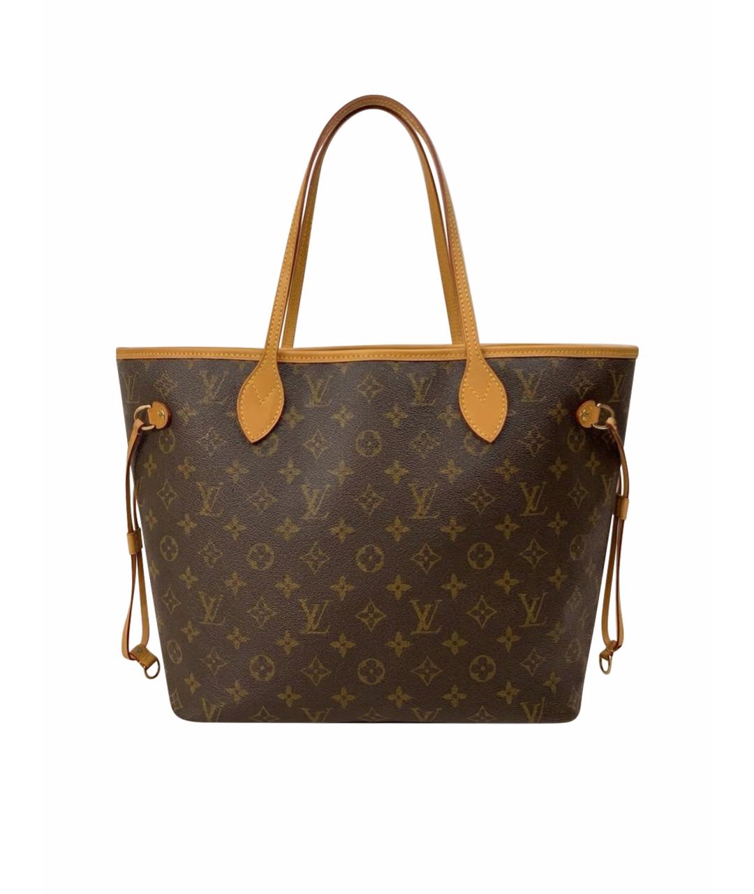 LOUIS VUITTON Коричневая сумка тоут из канвы, фото 1