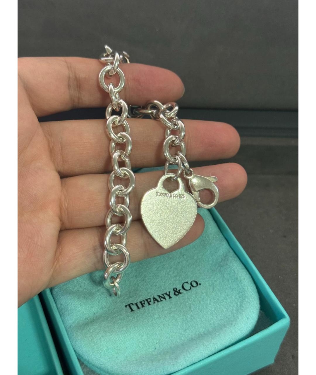 TIFFANY&CO Серебряный серебряный браслет, фото 5