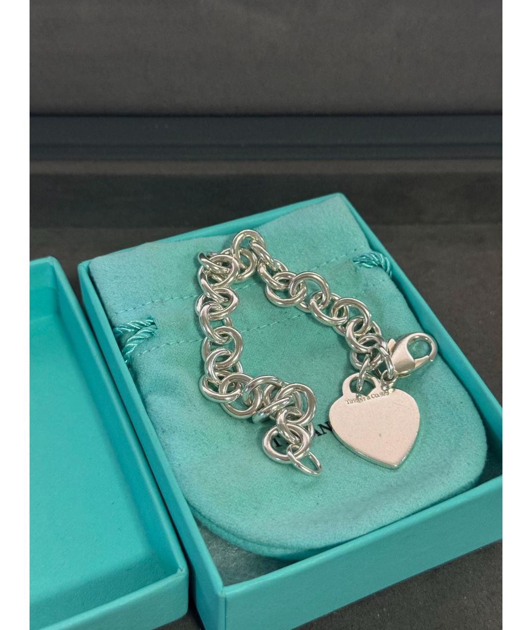 TIFFANY&CO Серебряный серебряный браслет, фото 7