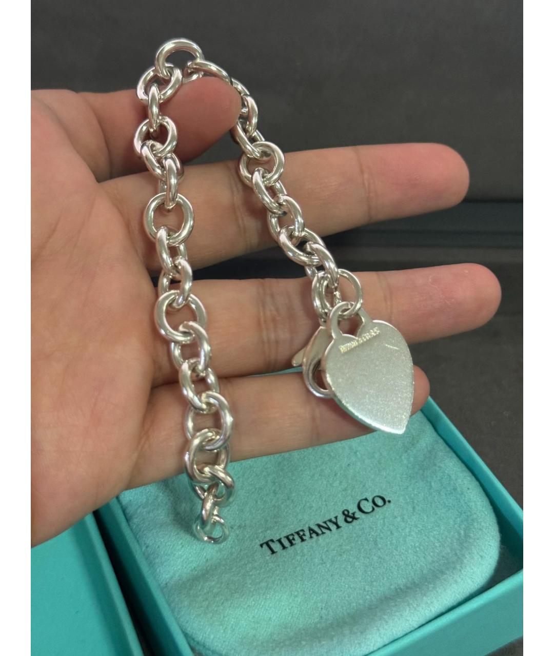 TIFFANY&CO Серебряный серебряный браслет, фото 4