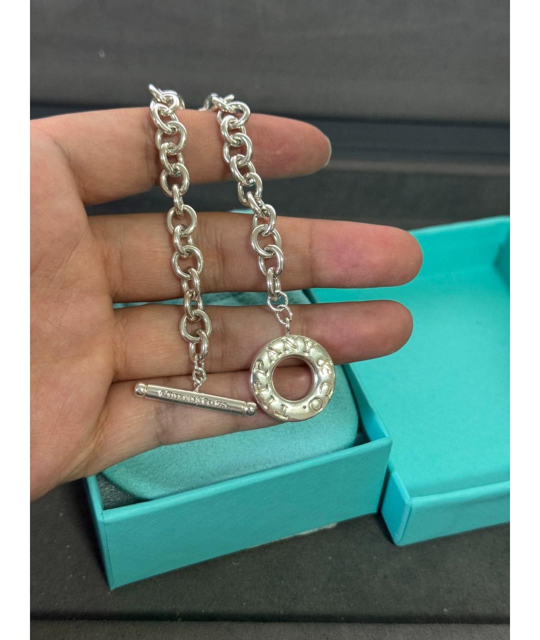 TIFFANY&CO Серебряный серебряный браслет, фото 4