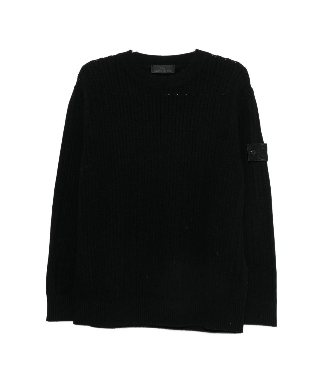 STONE ISLAND Черный джемпер / свитер, фото 1