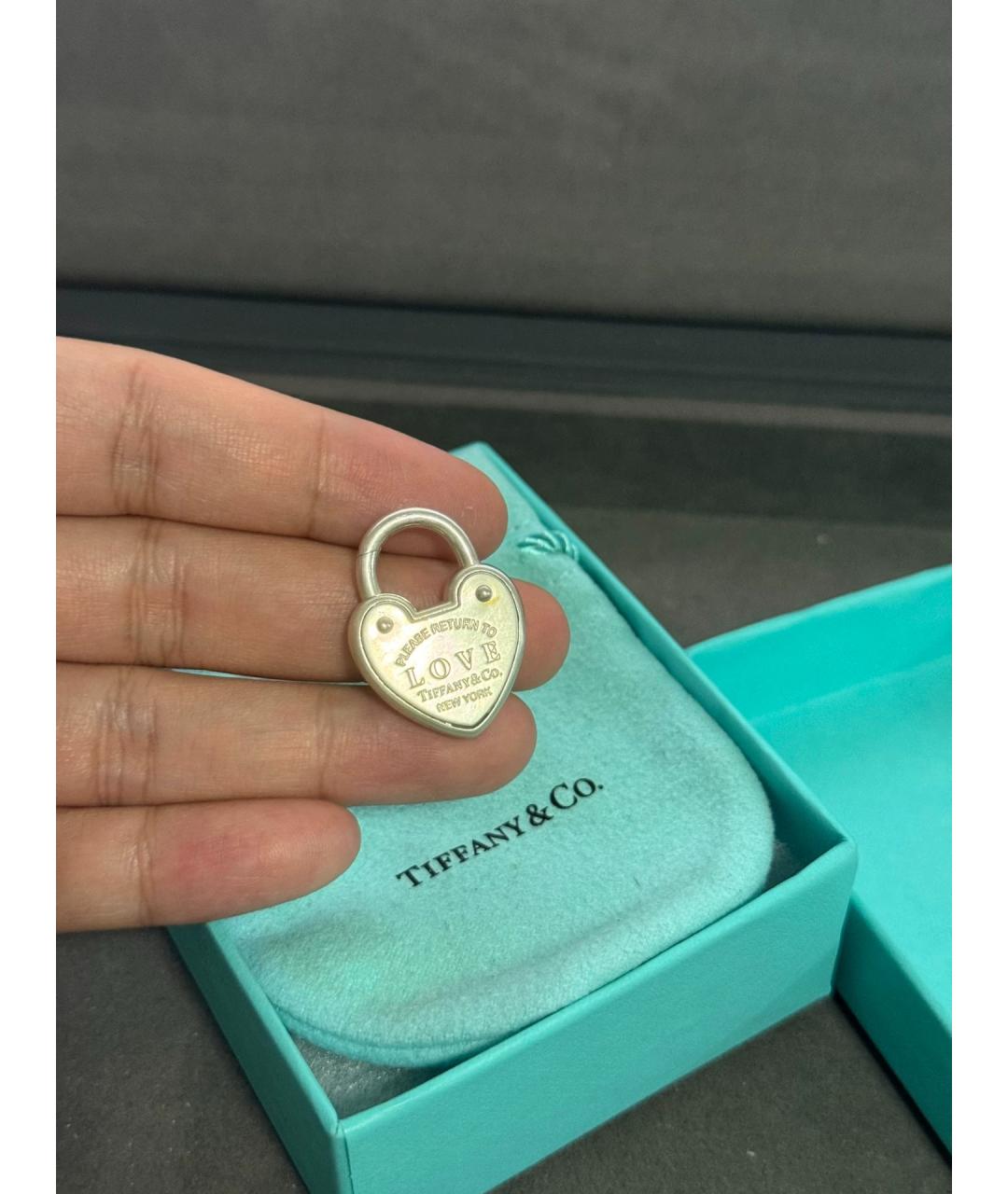 TIFFANY&CO Серебряная серебряная подвеска, фото 3