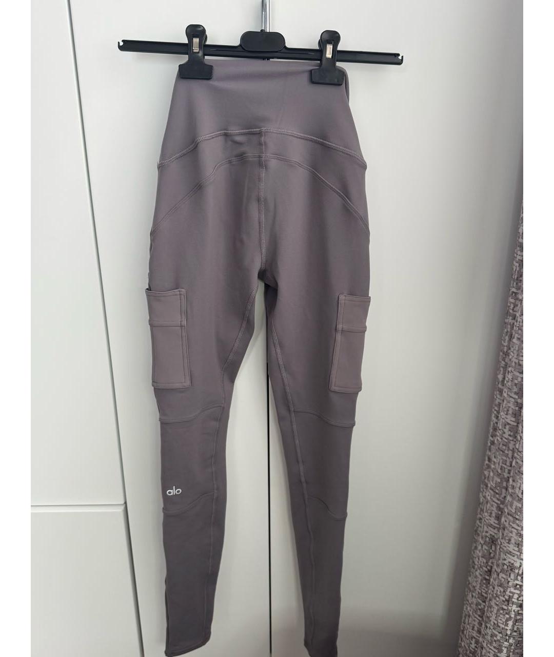 ALO YOGA Фиолетовые спортивные брюки и шорты, фото 2