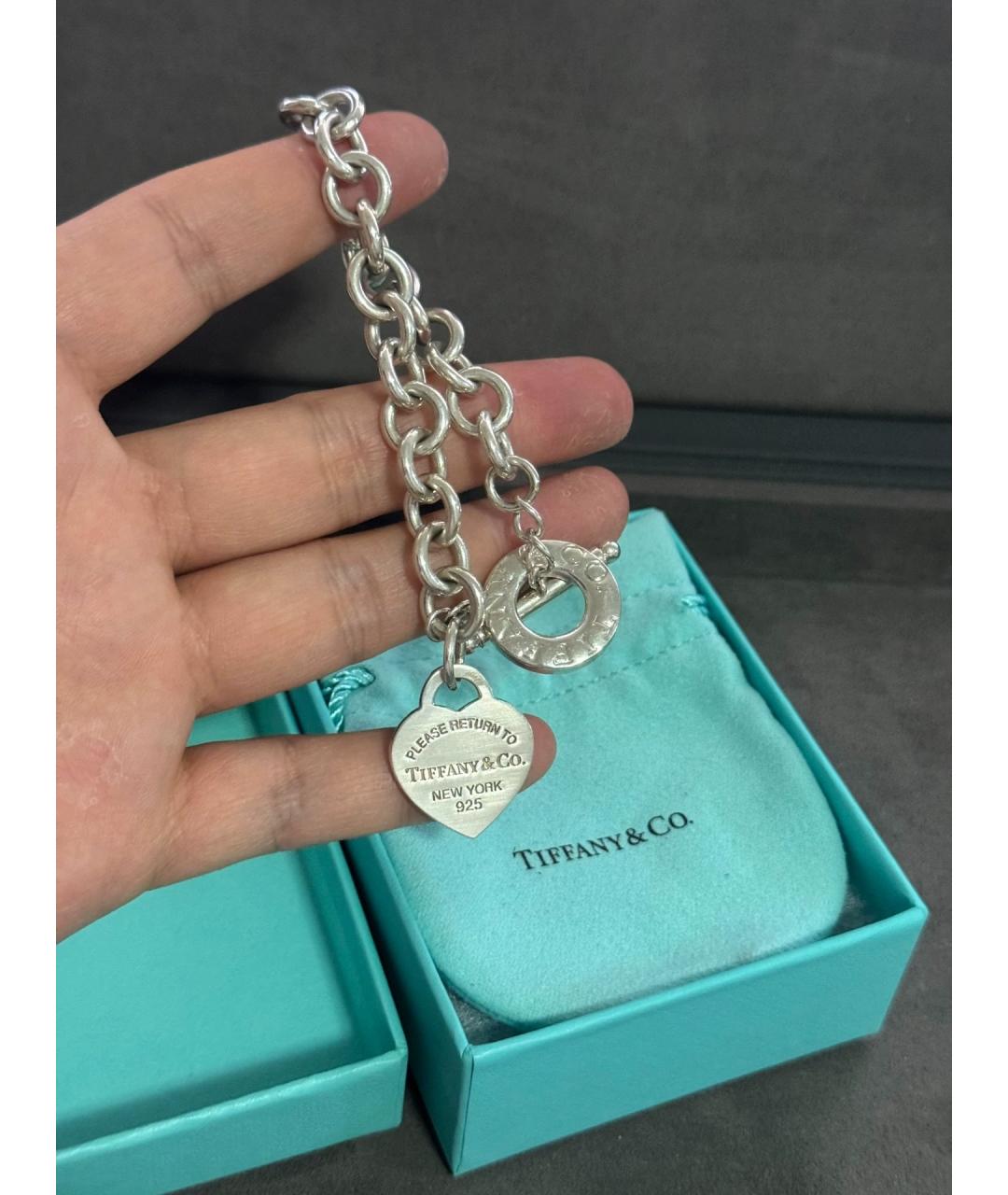 TIFFANY&CO Серебряный серебряный браслет, фото 3