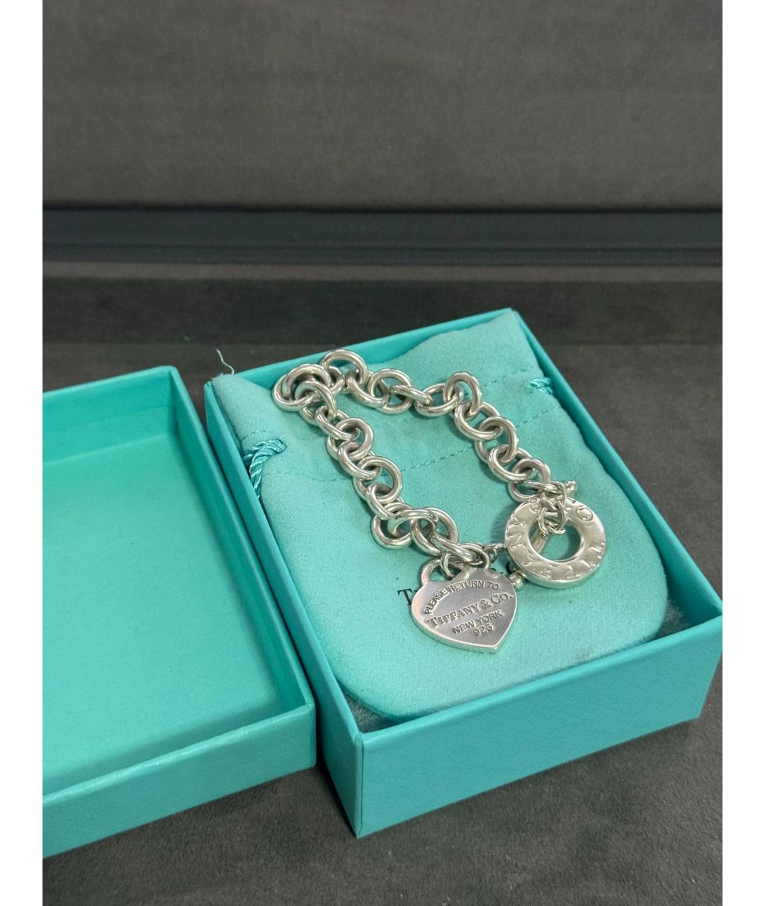TIFFANY&CO Серебряный серебряный браслет, фото 5