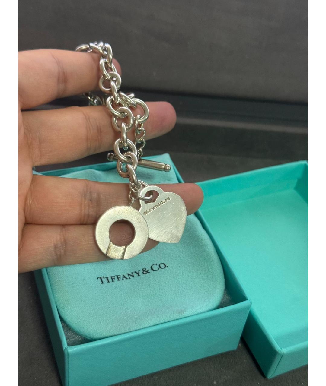TIFFANY&CO Серебряный серебряный браслет, фото 7