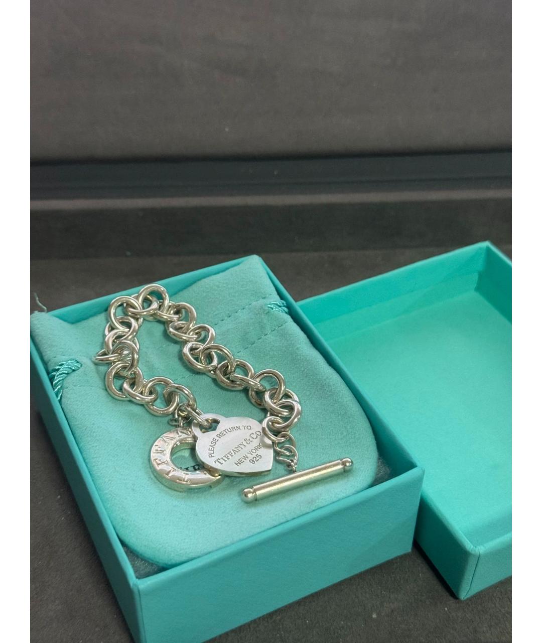 TIFFANY&CO Серебряный серебряный браслет, фото 8