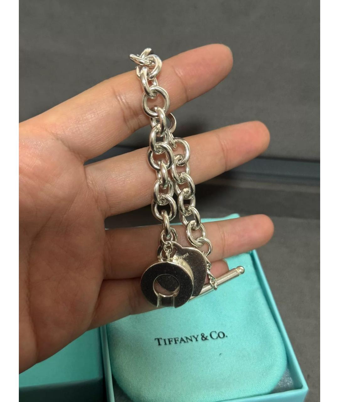 TIFFANY&CO Серебряный серебряный браслет, фото 5