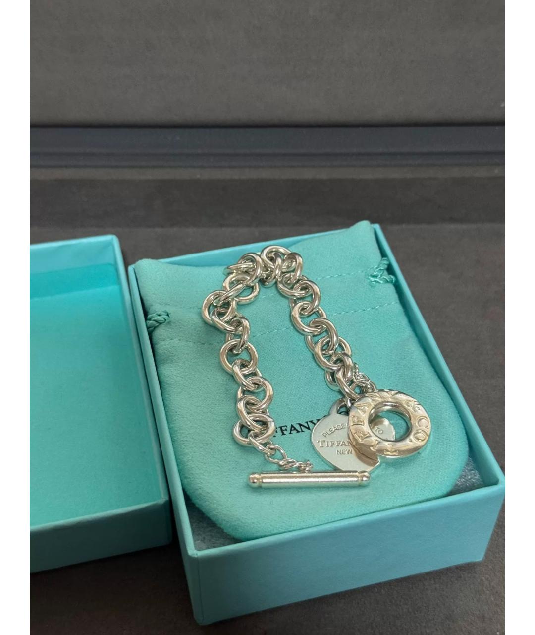 TIFFANY&CO Серебряный серебряный браслет, фото 6
