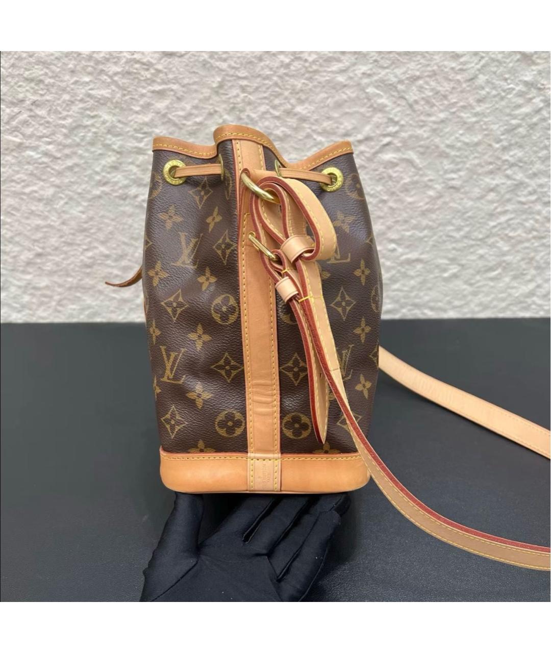 LOUIS VUITTON Коричневая сумка тоут из канвы, фото 4
