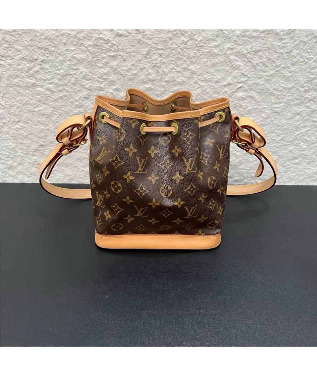 LOUIS VUITTON Коричневая сумка тоут из канвы, фото 2