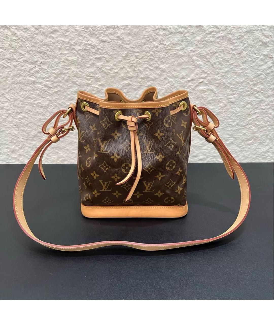 LOUIS VUITTON Коричневая сумка тоут из канвы, фото 8