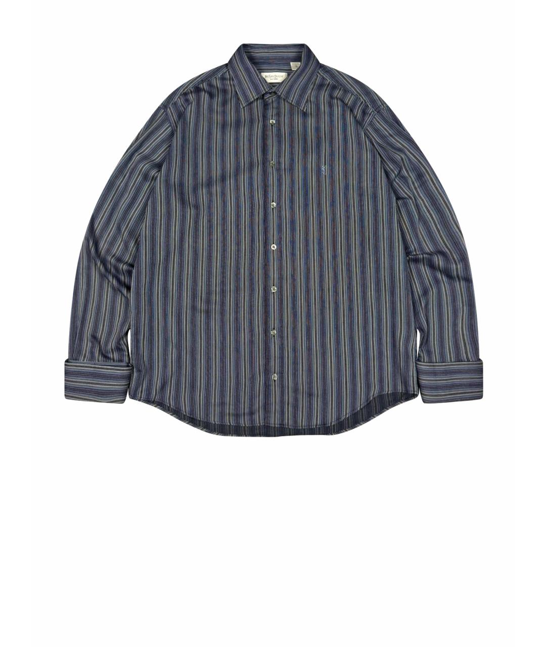SAINT LAURENT Мульти хлопковая классическая рубашка, фото 1