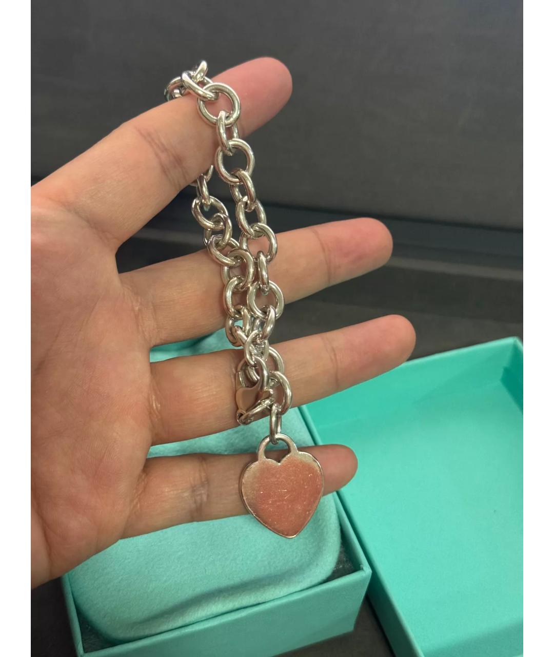 TIFFANY&CO Серебряный серебряный браслет, фото 4