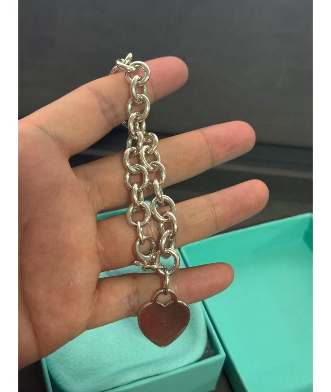 TIFFANY&CO Серебряный серебряный браслет, фото 5