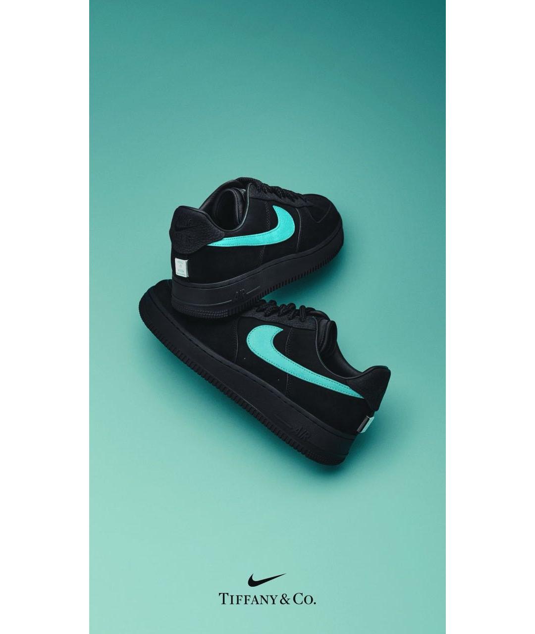 NIKE Черные низкие кроссовки / кеды, фото 4
