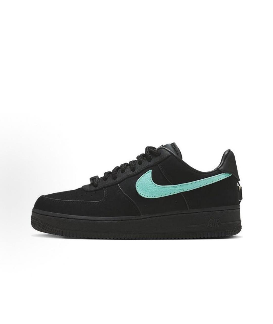 NIKE Черные низкие кроссовки / кеды, фото 2