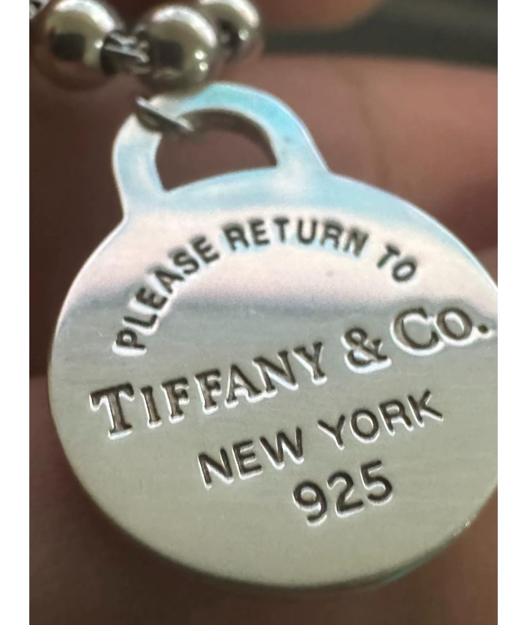 TIFFANY&CO Серебряная серебряная подвеска, фото 7